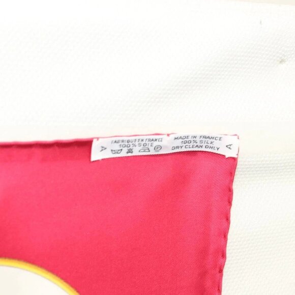 HERMES Carre 90 Scarf ""GRAND CORTEGE A MOSCOU"" Silk Red Auth hk2432 - Picture 16 of 16